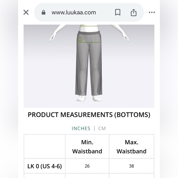 LUUKAA 7Y0209 Crinkle Linen Double Layer Lagenlook PANTS Black Size S New w/ tag - Picture 3 of 4